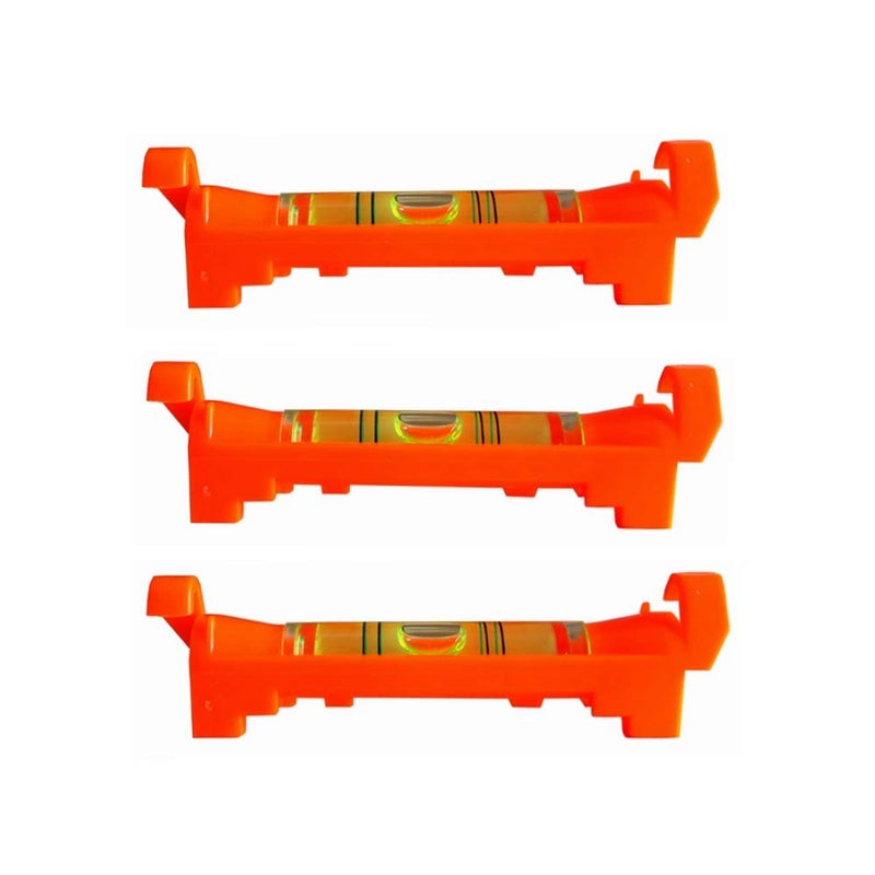 YOTOM 7 pcs Hanging Bubble Line Level for Building Trades, Engineering, Surveying, Metalworking and other Equipment Measure (Orange-Red - 7 Pack) - Image 3